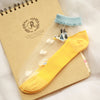 Women Boat Short Transparent Crystal Cotton Low-cut Cartoon Ankle Socks