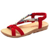 Women's Summer Sandals Shoes Peep-toe Low Shoes Roman Sandals Ladies Flip Flops