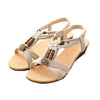Women's Casual Peep-toe Flat Buckle Shoes Roman Summer Sandals