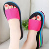 Women Rainbow Summer Non-Slip Sandals Female Beach Slippers