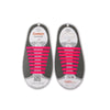 Set of 16pcs No Tie Silicone Elastic Shoelace Sneaker Shoe Laces