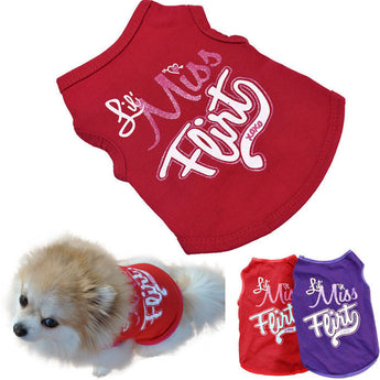 New Dog  Clothes T-Shirts Vest Summer Apparel  products for animals tactical vest coats