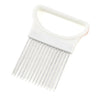 Easy Cut Onion Holder Fork Stainless Steel +Plastic Vegetable Slicer Tomato Cutter Metal Meat Needle Kitchen Accessories