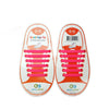 Set of 12pcs Children No Tie Silicone Elastic Shoelace Sneaker Shoe Laces