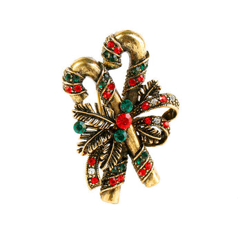 Breastpin Decorated for Chritmas